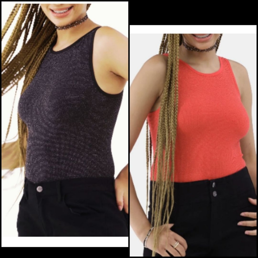 Bundle Of 2 Seamless Shimmer Bodysuit